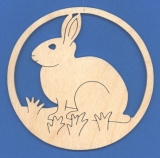 Fensterbild "Hase" klein